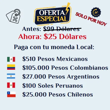 Detalles de precios y bonos